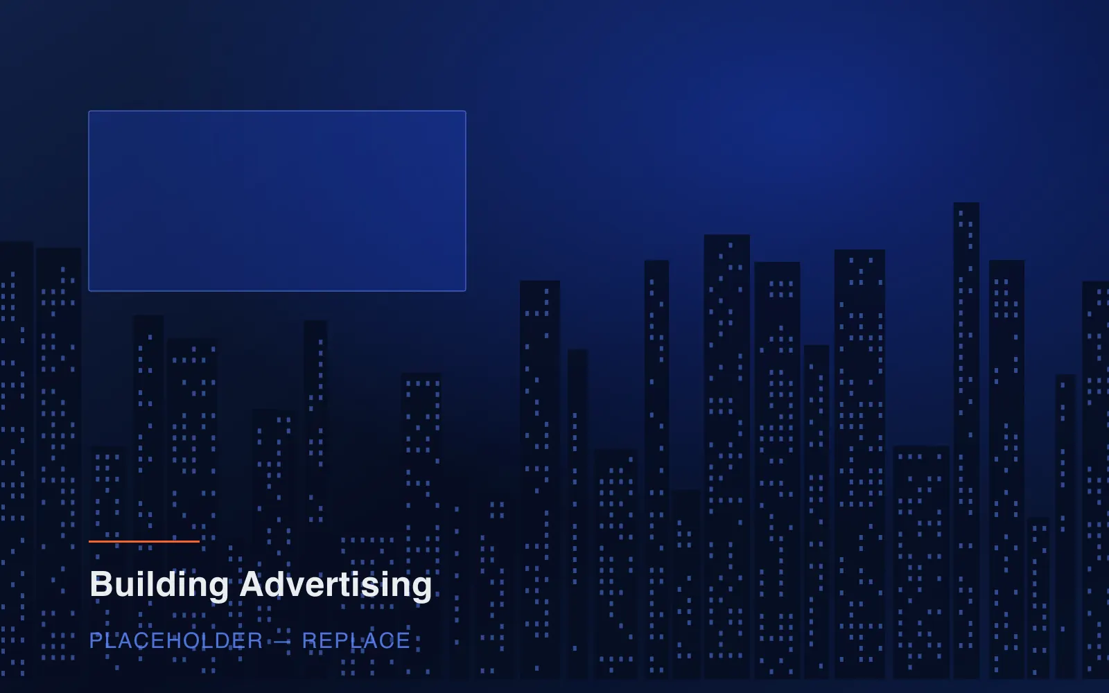 Large advertising wrap covering the facade of a multi-storey city building